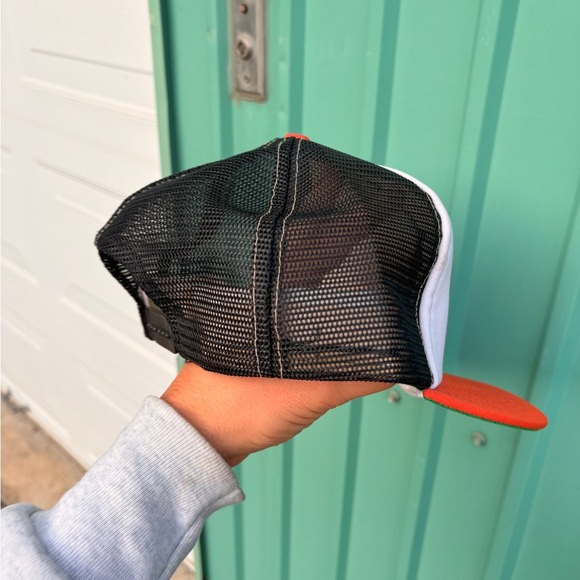 Vintage Baltimore Orioles baseball mlb mesh trucker hat snapback FLETCHER - Picture 4 of 8